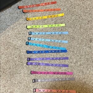 Amanda Smith Multicolor WWJD Kids Bracelets